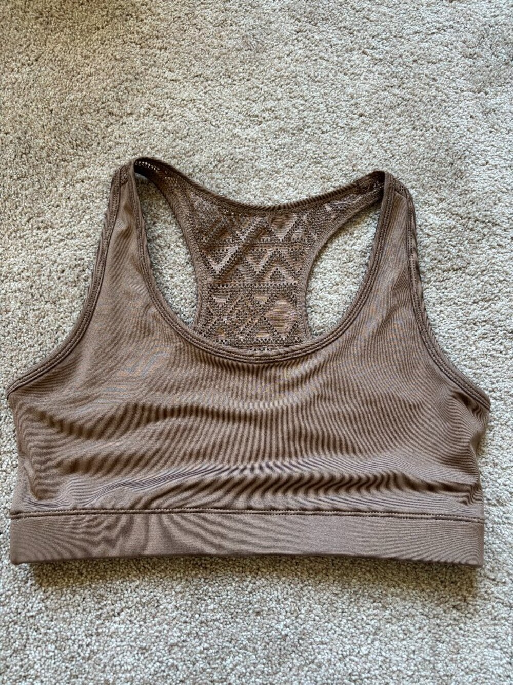 Zyia Bomber Bra Size L Cocoa